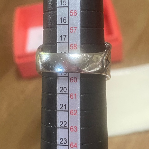 RETIRED James Avery Spring Blossom Flower Band Ring Size 9 - Picture 8 of 13